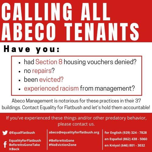Calling All Abeco Tenants