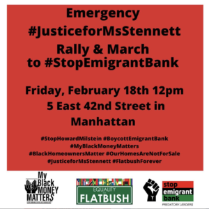 Emergency #JusticeforMsStennett Rally & March